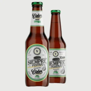 Сидр полусладкий Яблочно-Грушевый фруктово-ягодный 0.5 литра бутылка