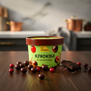 alt=Замороженный десерт Be Choco Клюква в шоколаде