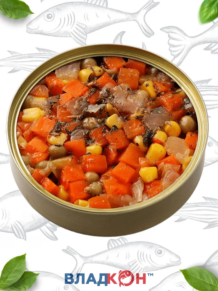 тунец с кукурузой
