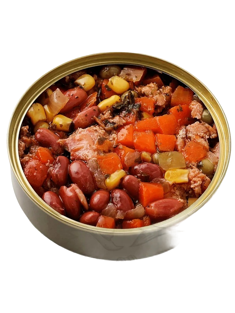 тунец с фасолью