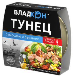 фасоль с тунцом